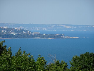 Nice summer view from Varna in Bulgaria 