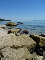 Nice summer view from Varna in Bulgaria 