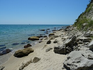 Nice summer view from Varna in Bulgaria 