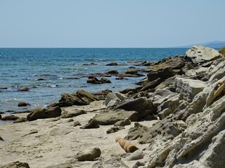 Nice summer view from Varna in Bulgaria 