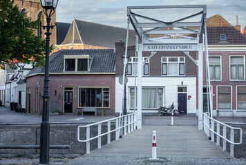 Kalverhekkenbrug in Kampen, Overijssel province, The Netherlands