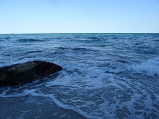 Nice summer view from Varna in Bulgaria 