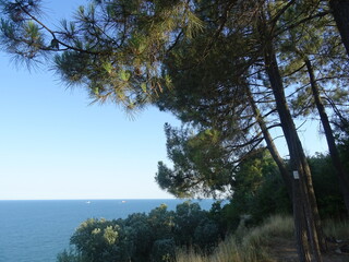 Nice summer view from Varna in Bulgaria 