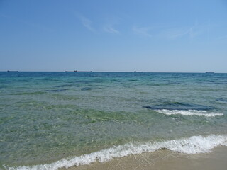 Nice summer view from Varna in Bulgaria 