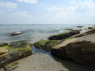Nice summer view from Varna in Bulgaria 