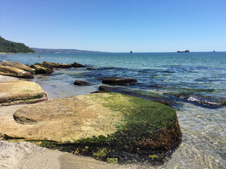 Nice summer view from Varna in Bulgaria 