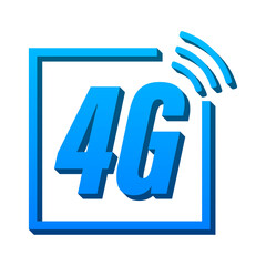 5G, 4G, 3G symbol set isolated on background, mobile communication technology and smartphone network.  stock illustration.