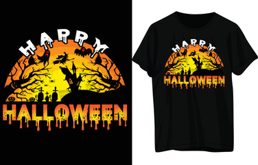 HALLOWEEN T-SHIRT DESIGN . 