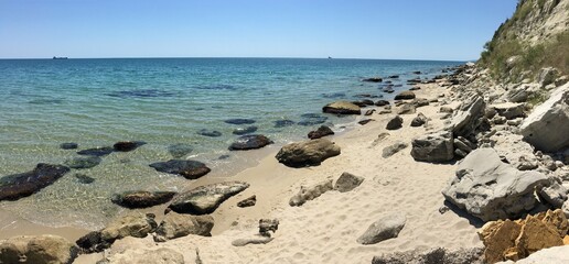 Nice summer view from Varna in Bulgaria 