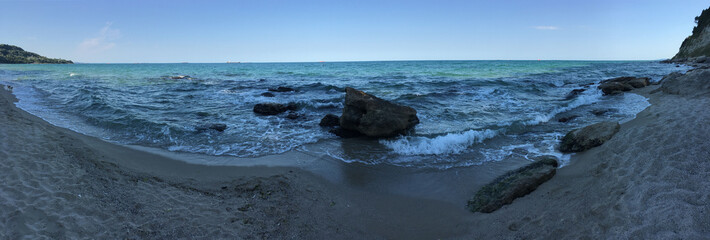 Nice summer view from Varna in Bulgaria 