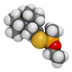 VX nerve agent molecule (chemical weapon)