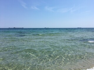 Nice summer view from Varna in Bulgaria 