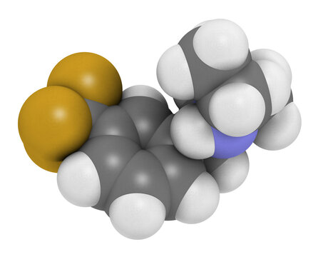 Fenfluramine weight loss drug molecule (withdrawn)