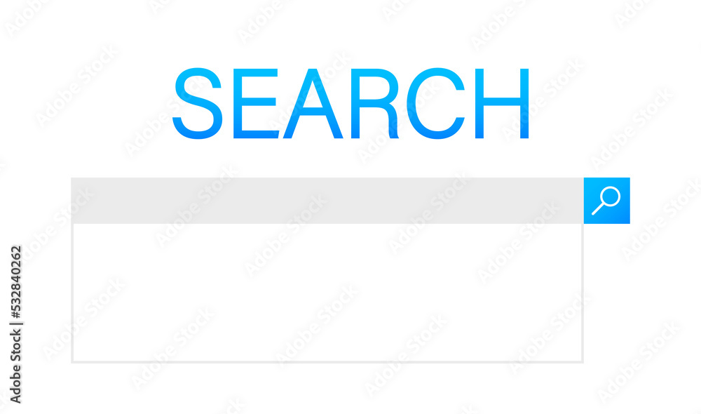 Poster search bar element design. set of search bar boxes. ui interface template. stock illustration.