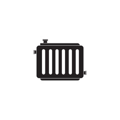 radiator icon logo vector design template