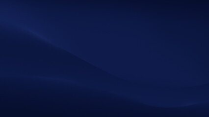 Wavy and delicate lines on dark blue background. Full frame abstract background in 4k resolution. Copy space.
