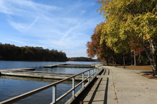 The beautiful scenery of Lums Pond State Park, in New Castle County, Delaware.