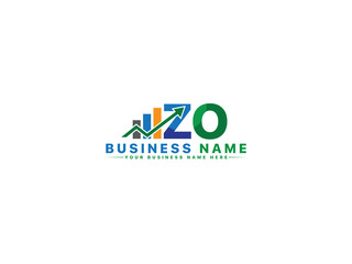 Commercial ZO z&o Logo Icon, Abstract Letter Zo z o Logo Image Vector art With Colorful Symbol Design For Finance Banking System - obrazy, fototapety, plakaty