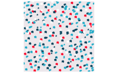 Obraz premium Seamless pattern of ink brush textured background