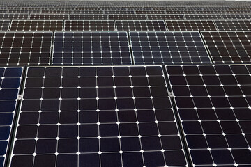 Solar panels for electric power