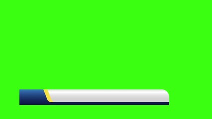 Lower third for news in blue and white gray. Long text area space