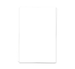 Png isolated blank white empty of paper on a transparent background