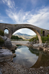 Fototapeta na wymiar Mesi Brücke, Albanien