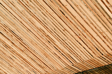 A fragment of a newly built private luxury house outside the city