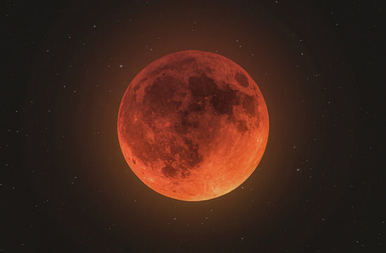 Blood moon - Powered by Adobe