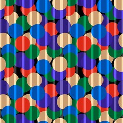 Festive confetti seamless dots pattern for wrapping and clothes print and kids accessories and Christmas gifts box