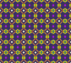 colorful seamless floral pattern