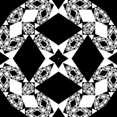 black and white seamless pattern