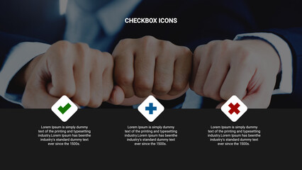Full-Screen Sidebar Overlay with Checkbox Icons