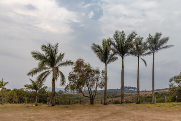 Fototapeta na wymiar natural landscape in the city of Catas Altas, State of Minas Gerais, Brazil