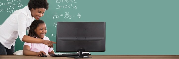 Teacher Teaching Her Student In Class