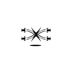 sword vector illustration image icon symbol