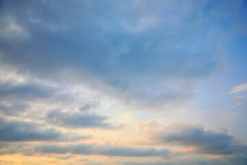 Obraz premium Picturesque view on beautiful sky with clouds