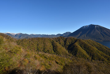 Climbing mountains in Autumn, Nikko, Tochigi, Japan 