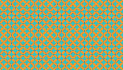 Seed of Life Seamless Vector Texture. Sacred Geometry