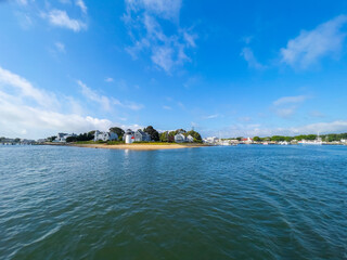 Hyannis Harbor Lighthouse was built in 1849 at Hyannis Harbor in Lewis Bay, village of Hyannis,...