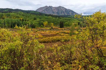 mountain in autumn