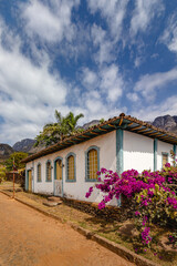 historic building in the city of Catas Altas, State of Minas Gerais, Brazil