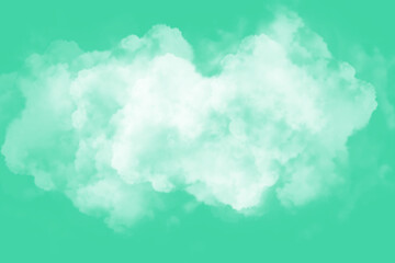 Sky and White Cloud Background
