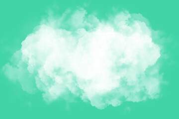 Green Cloud Texture Background
