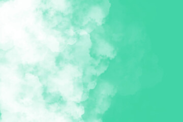 Green Cloud Texture Background
