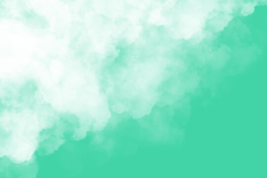 Green Cloud Texture Background © PurMoon