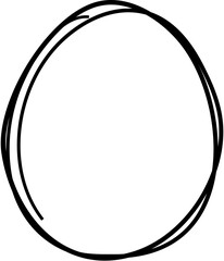 Hand Drawn Scribble Circle Sketch