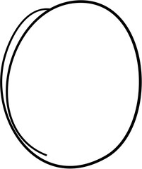 Hand Drawn Scribble Circle Sketch