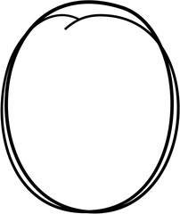 Hand Drawn Scribble Circle Sketch