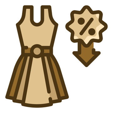 Dress Two Tone Icon